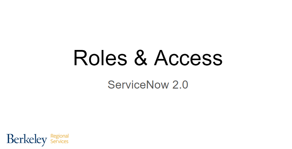 Access and Roles image