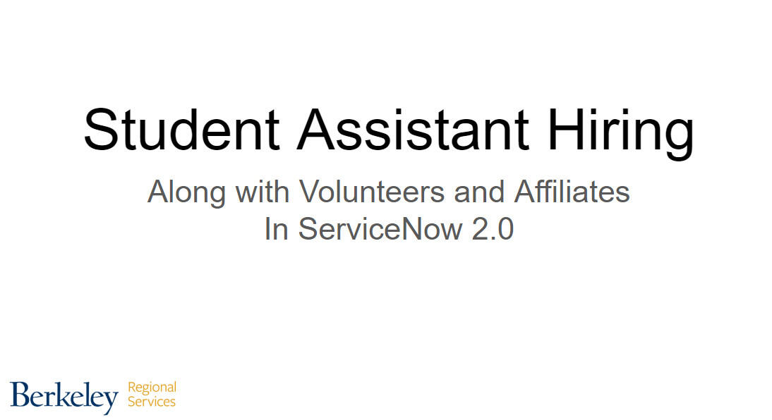 This is the link to the slide deck for the Student Assistant Hiring Team work group